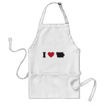 I Love Iowa Apron