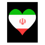 I Love Iran Heart Postcards