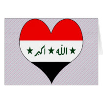 I Love Iraq Cards
