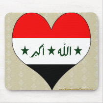 I Love Iraq Mouse Mat