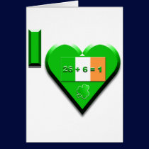 I Love Ireland  26 + 6 = 1  #2 cards