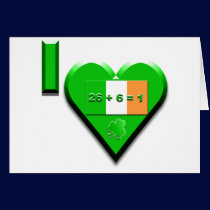 I Love Ireland  26 + 6 = 1  #2 cards
