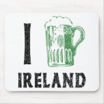 I Love Ireland Beer mousepads