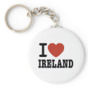 I LOVE IRELAND keychains