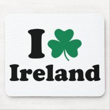 I love Ireland Mousepads