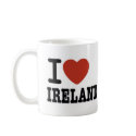 I LOVE IRELAND mugs