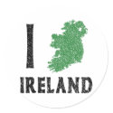 I Love Ireland stickers