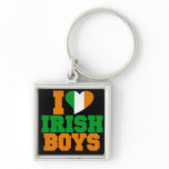 I Love Irish Boys keychains