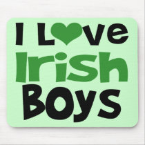 I love Irish Boys Mouse Pads