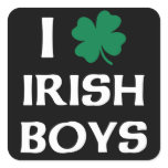 I Love Irish Boys stickers