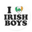 I love Irish Boys stickers