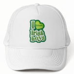 I Love Irish Boys White Hat