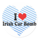 I Love Irish Car Bomb stickers