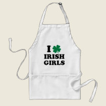 I Love Irish Girls aprons