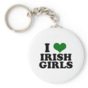 I Love Irish Girls keychains