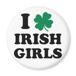 I Love Irish Girls magnets
