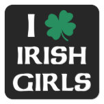 I Love Irish Girls stickers