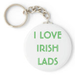 I LOVE IRISH LADS keychains