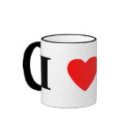I Love Irish Water Spaniels Mug