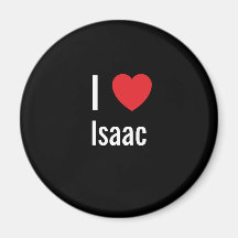 I love Isaac Fridge Magnets