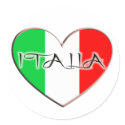I LOVE ITALIA stickers