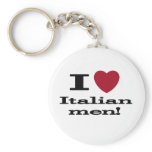 I Love Italian Men Keychains