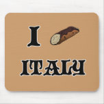 I Love Italy Cannoli mousepads