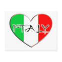 I LOVE ITALY postcards