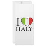I Love Italy rack cards