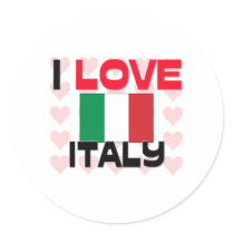 I Love Italy stickers