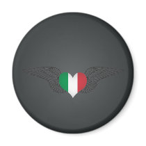 I Love Italy -wings Fridge Magnets