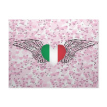 I Love Italy -wings Post Card