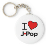 I Love J-Pop keychains