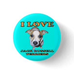I Love Jack Russell Terriers Button.