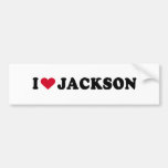 I LOVE JACKSON BUMPER STICKER