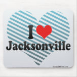 I Love Jacksonville Mouse Pads