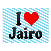 I love Jairo Postcard