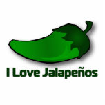 I Love Jalapenos photo sculptures
