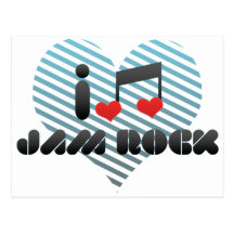 I Love Jam Rock Post Card