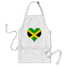 I Love Jamaica Aprons