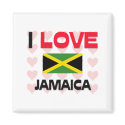 I Love Jamaica magnets