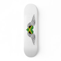 I Love Jamaica -wings Skate Deck