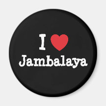 I love Jambalaya heart T-Shirt Refrigerator Magnet