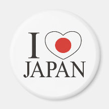 I Love Japan Magnets