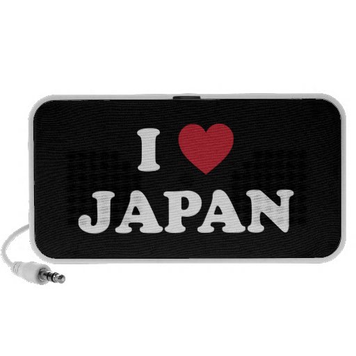 I Love Japan Notebook Speakers