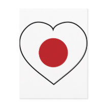 I Love Japan Post Card