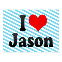 I love Jason Post Card