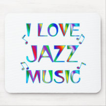 I Love Jazz Mouse Mats
