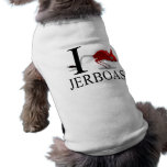 I Love Jerboas Doggie's pet clothing