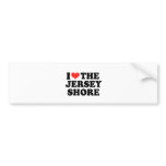 I Love Jersey Shore Bumper Sticker